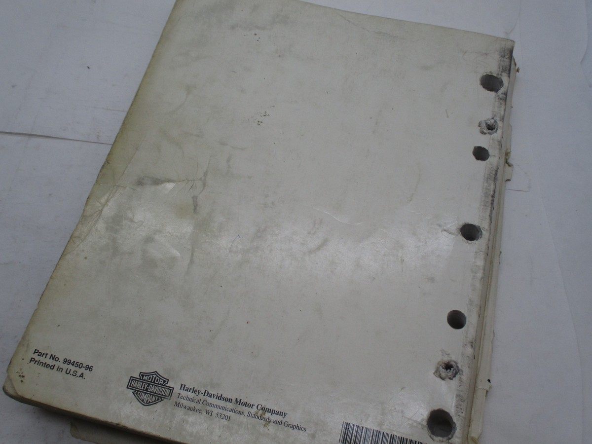 Harley Davidson Official Factory 1995-1996 1340 Parts Catalog
