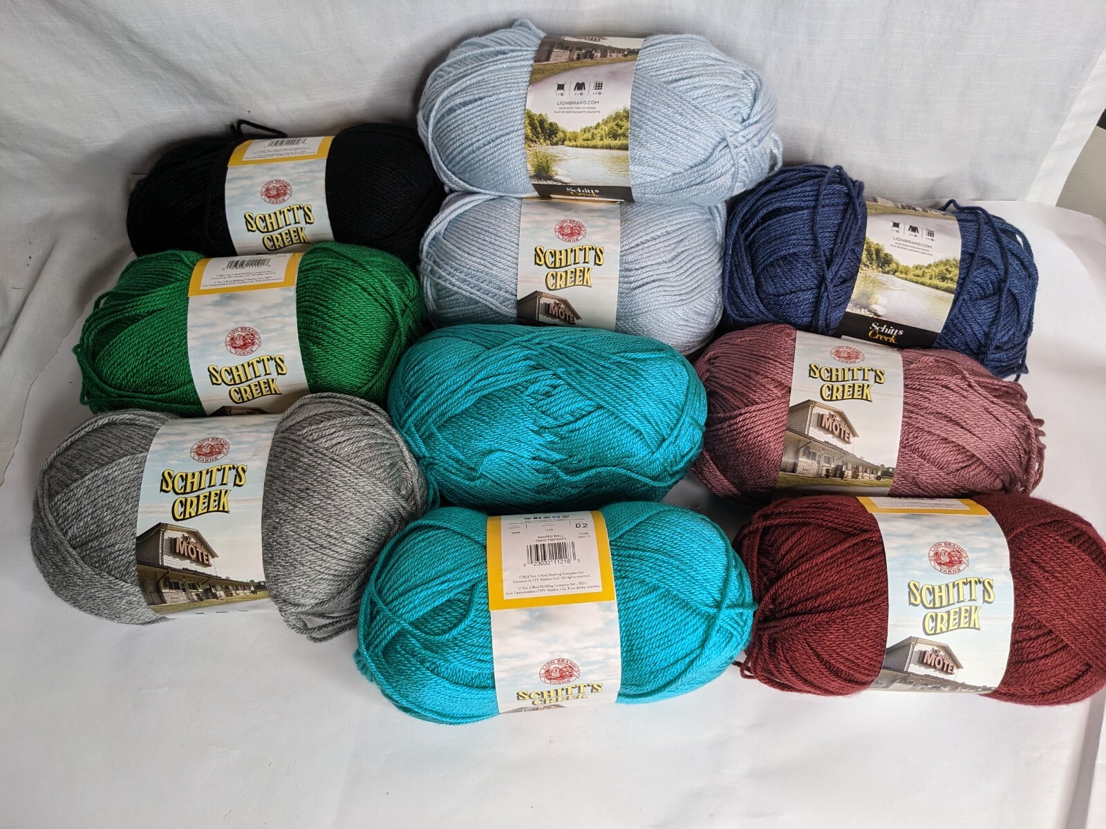 Schitt's Creek Yarn, Lion Brand Yarns 8 Colors Available 7oz / 340M