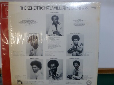 THE SENSATIONAL WILLIAMS BROTHERS SPREADING A MESSAGE BLACK GOSPEL