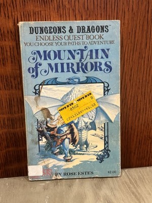 TSR Endless Quest Book #02 Mountain of Mirrors 1982 D&D Dungeons And Dragons