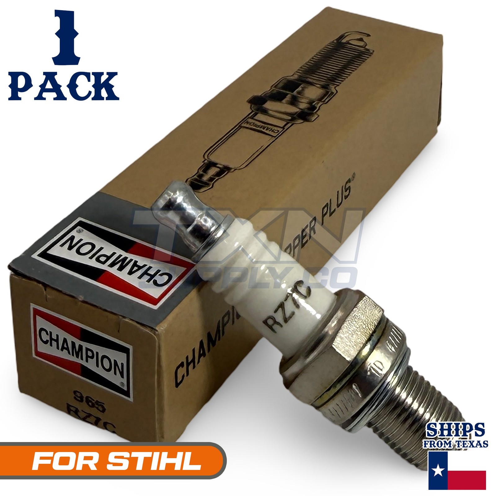 1 Pack Champion Spark Plug - For STIHL FS 91 R Trimmer Cutter