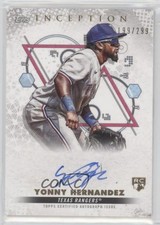 2022 Inception Base Rookie and Emerging Stars 199/299 Yonny Hernandez Auto 0z0v