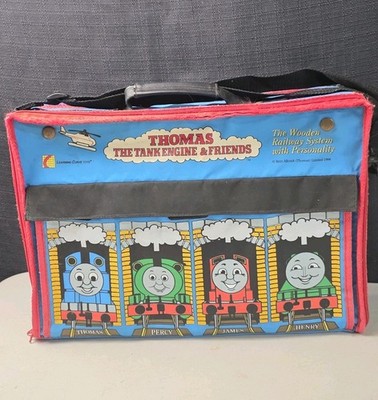 1994 Thomas & Friends Wooden Railway System Carry Bag Case Train Learning Curve