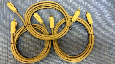SNAP AV BINARY HIGH PERFORMANCE SUBWOOFER INTERCONNECT CABLE (QTY 3)