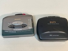 Aiwa HS-JS165 Stereo Radio Cassette Recorder. GPX Tape Player Vintage