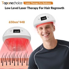 Advanced Laser Hair Growth Helmet 650nm 448 Lasers At Home Hair Loss Prevention