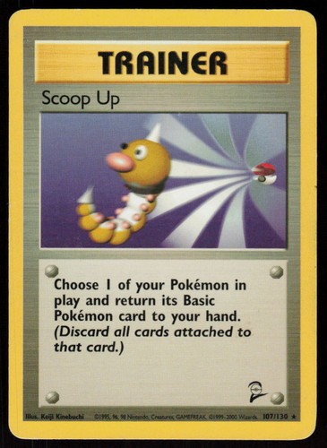 Scoop Up 78/102 Rare Base Set Unlimited Pokemon Lightly Played