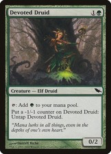 1x Devoted Druid - Shadowmoor LP - MTG