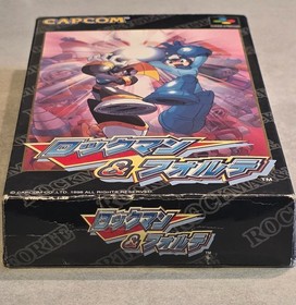 MEGA MAN MEGAMAN ROCKMAN & FORTE SUPER NINTENDO NES SNES JAP N FAMICOM