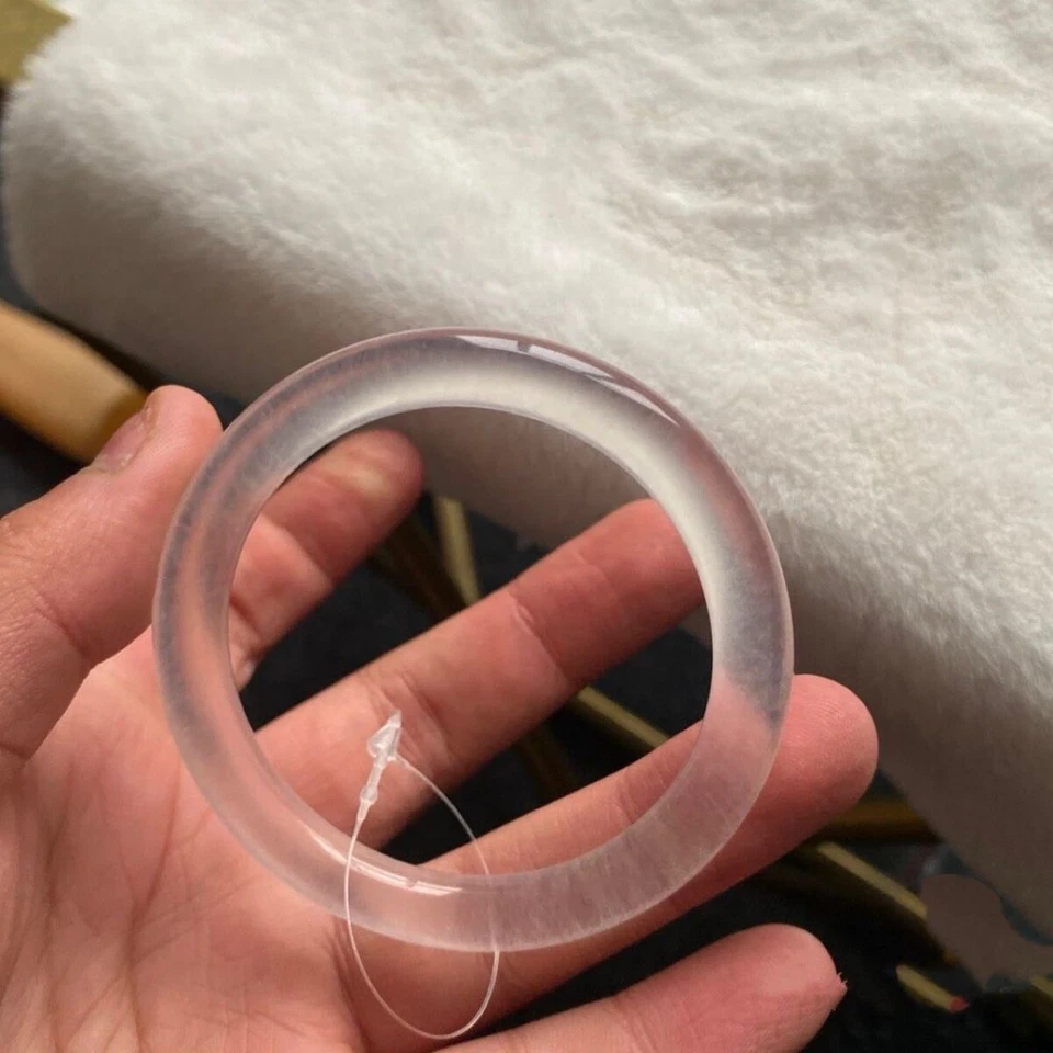 Certified natural quartzite jade ice bracelet Round Bar Beauty Bar - Image 4 of 4