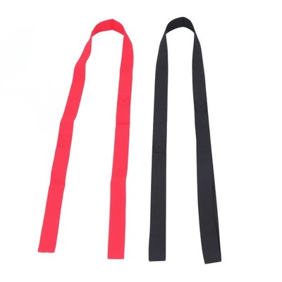 2pcs Red Black Leg Lifter Strap Long Leg Lift Foot Easy To Use Foot Lif