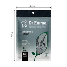 60Pcs Orthodontic Flossers For Braces Ortho Dental Floss Picks Toothpick Floss