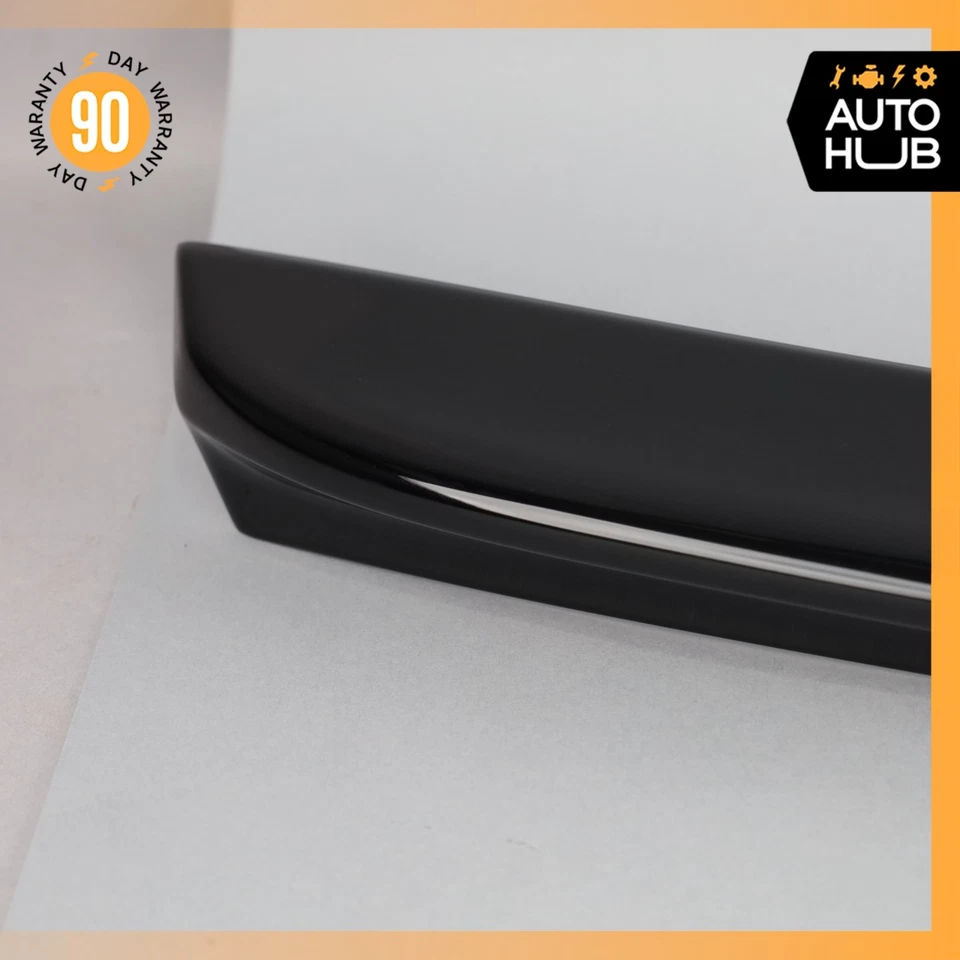 03-09 Mercedes W211 E63 AMG E350 tapa maletero moldura alerón negro OEM Foto 2 de 4