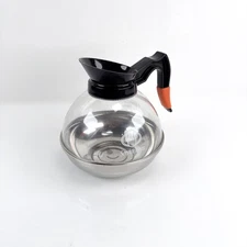 Service Ideas PCB18 Coffee Decanter with Removable Orange Decaf ID