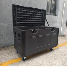 Studio Equipment Transport Box with Wheels Heavy Duty 44 Inch Storage Case