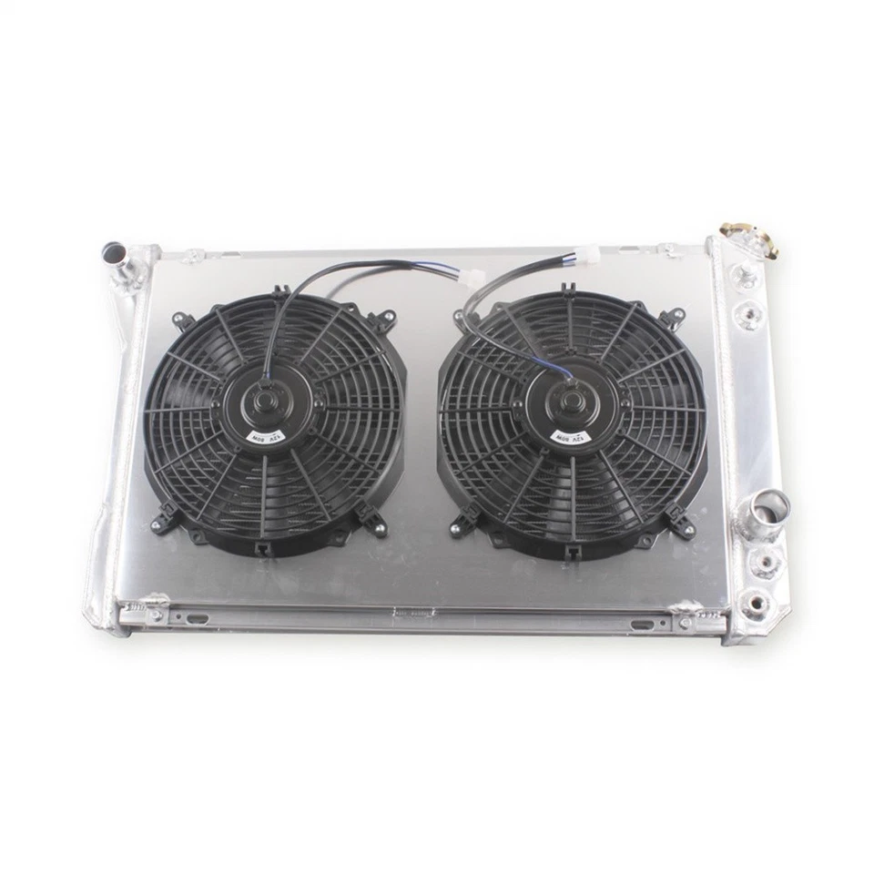 3 Row Radiator+Shroud Fan For 1982-92 Chevy Camaro Pontiac Firebird Trans Am V8 Foto 2 de 4