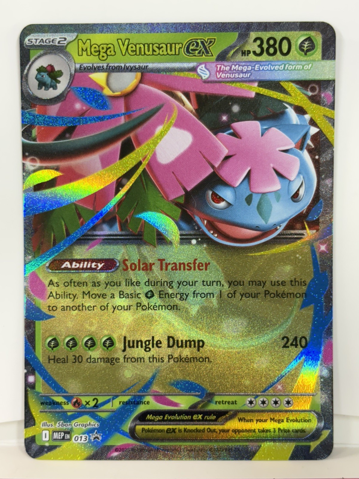 ⭐️ Mega Venusaur ex [MEP - 013] Holofoil Pokemon NM