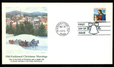 CHRISTMAS MADONNA & CHILD ARTIST ERUGINO 1986 FLEETWOOD CACHET FDC unaddr