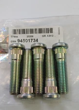 CHEVROLET ACDelc 94501734 X 5ea Wheel Lug Stud Bolt  M12 1.5 (GMKOREAPARTS-BO)