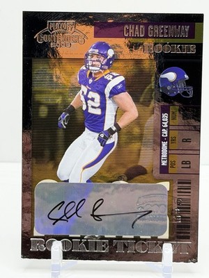 2006 Playoff Contenders Chad Greenway Rookie Auto SP