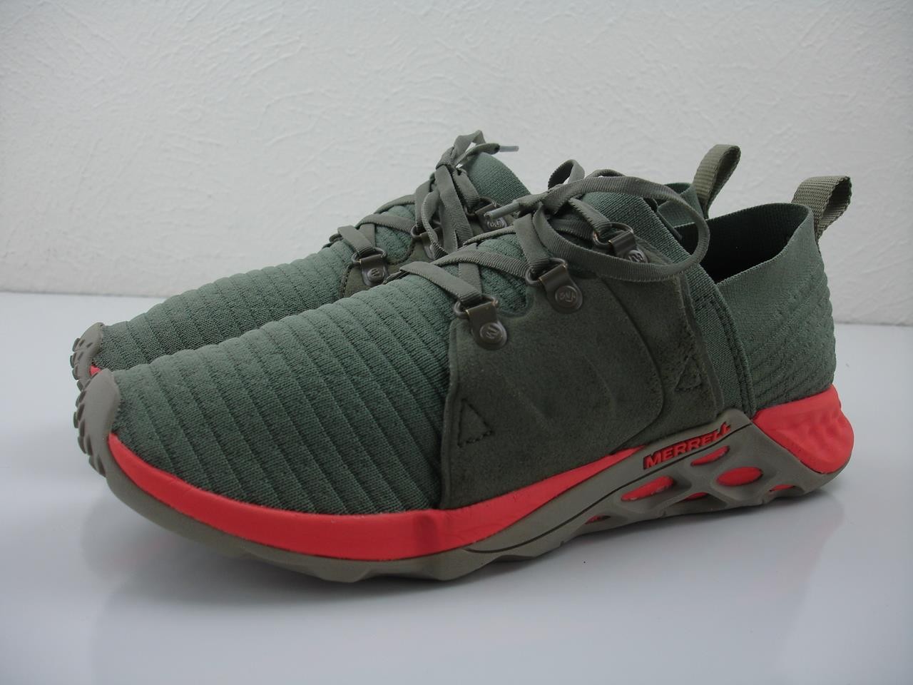 Scarpe da trekking Merrell donna 10 5 M gamma Ac Plus J000962 verde arancione sneakers