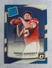 Patrick Mahomes II 2017 Donruss Optic Rated Rookie #177 RC - scratched