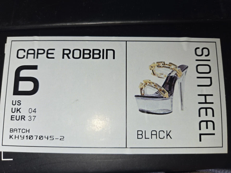 Женские прозрачные сандалии стриптизерши/танцоры на платформе на танкетке Cape Robbin 6 М  - Изображение 2 из 2