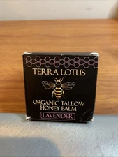 Terra Lotus Organic Grass-Fed Beef Tallow Balm with Raw Honey 2oz Lavender