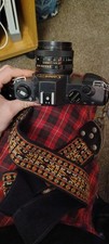 Canon T50 Black 35mm Film SLR Camera with Canon FD 50mm f/1.8 Lens