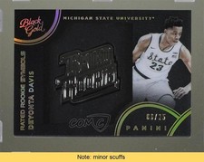 2016 Black Gold Collegiate Rated Rookie Symbols 6/25 Deyonta Davis #47 READ 0a7