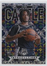 2024-25 Panini Mosaic Introductions Fast Break Prizm Stephon Castle #20 0rd2