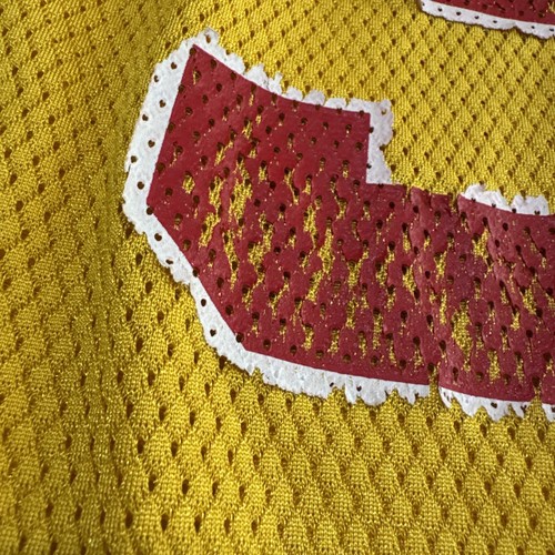 Vintage Kansas City Chiefs Jersey Reebok Priest Holmes Youth XL Boys Yellow - Picture 3 of 19