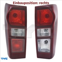 TYC 11-12139-05-2 Heckleuchte Rechts RüCklicht Hecklicht RüCkleuchte