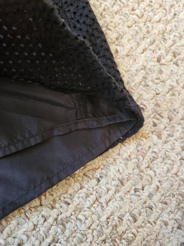 Шорты-чино ELLE черные с вышивкой в горошек средняя посадка с подкладкой женские размер 2 - Изображение 3 из 4