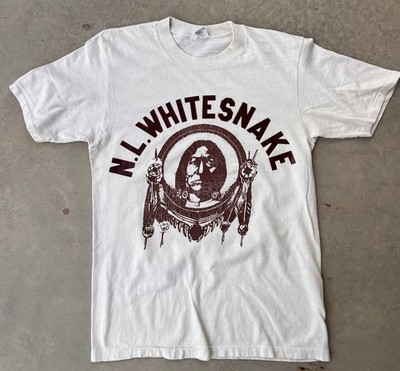 Vintage 70s Shirt Size Medium Hi Cru Stedman N .L. Whitesnake Native American