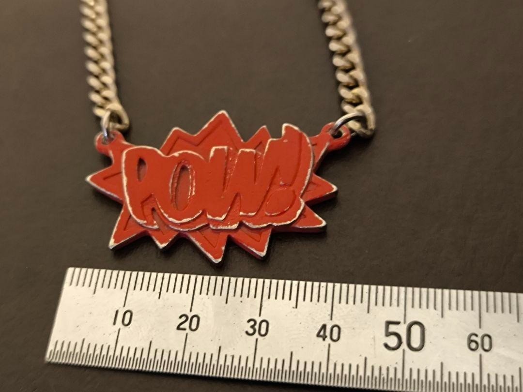 値下げ　AMBUSH POW necklace chain AMBUSH® - Gold/Black POW! Chain Season6 | HBX - Globally