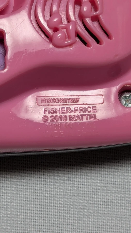 Teléfono inteligente Fisher-Price Laugh & Learn Smilin rosa probado funciona Foto 3 de 4