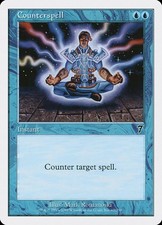MTG Magic the Gathering Counterspell (67/354) Seventh Edition LP