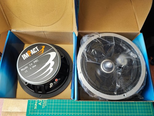 Impact High-Efficiency 8" / 200mm Midwoofer - HS8038 - NOS - NIB - PAIR