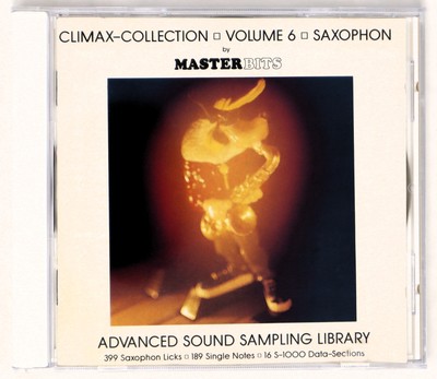 Masterbits Climax Collection 6 Saxophon Sample Library/Sound Library/Sampling CD