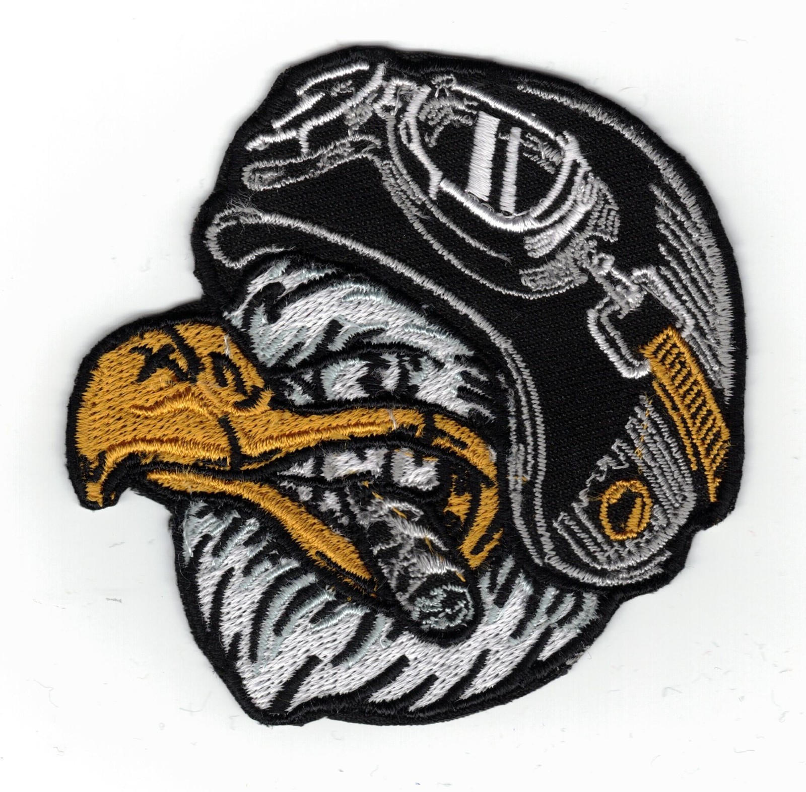 Motorcycle Vest Patches Smart Guy Goggles Rider Skull Helmet Cigar Biker Patches