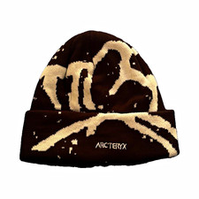Arc'teryx grotto toque Black/White One Size Acrylic Knit Beanie Hat