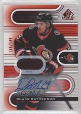 2022-23 Upper Deck SP Game Used Red Jersey 136/149 Drake Batherson #34 Auto o0w