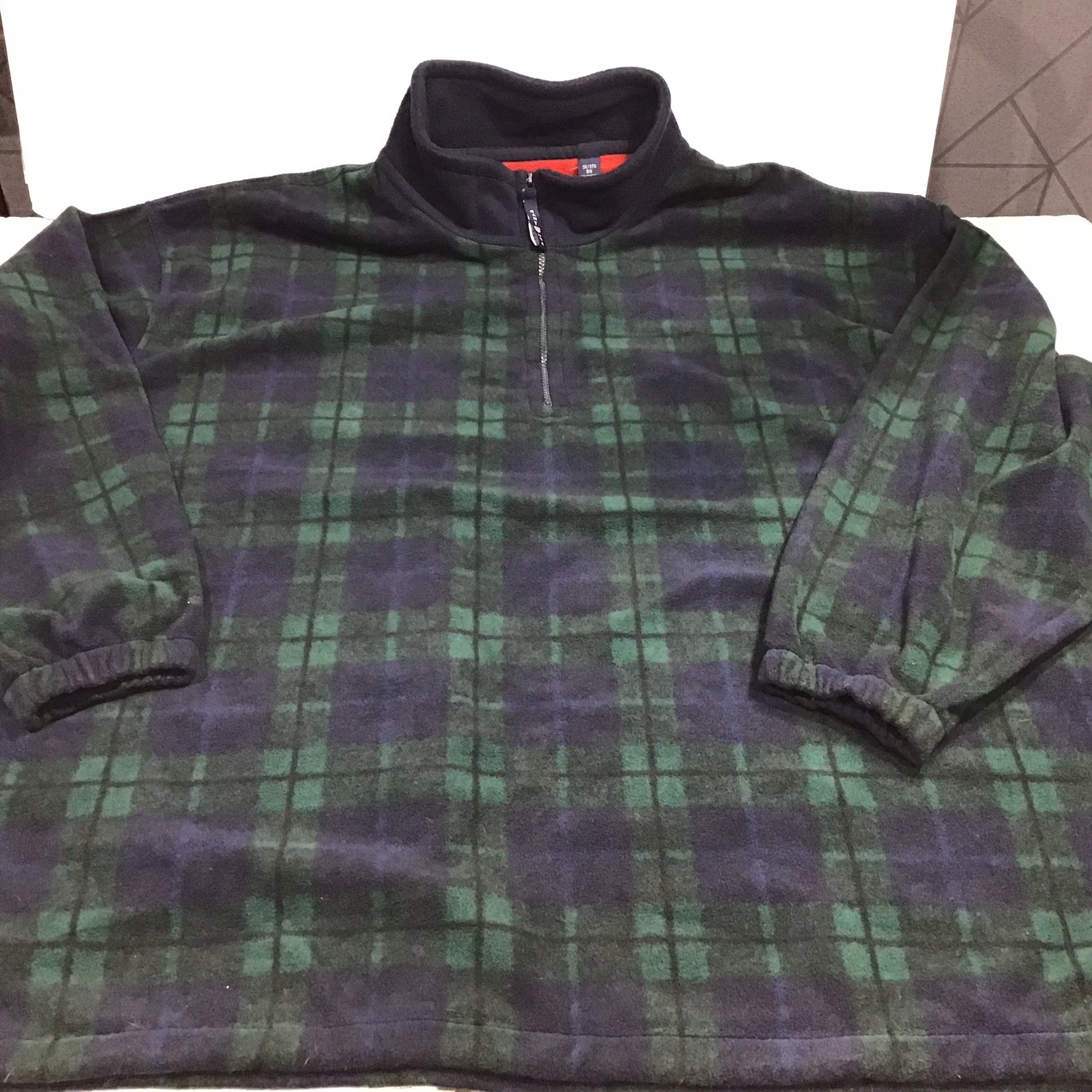 Gant USA Vintage The Rugger Fleece Chest 68” (3X /3TG) green /blue Check Jacket