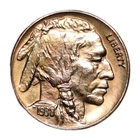 1938-D Buffalo Nickel AU++/UNC Last Year Design Beautiful Light Tone Better Date