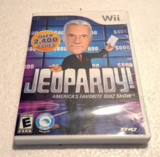 Jeopardy Nintendo Wii  With Manual  Tested Working