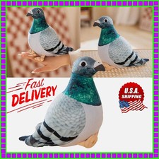 Green Pigeon Bird 20CM Stuffed Animal Plush Toys Toddler Doll Kids Gifts ET
