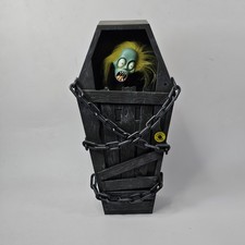 Gemmy Halloween Cursed Coffin Zombie Screams ...