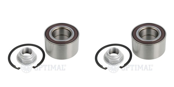 Optimal 2X Radnabe Radlagersatz Vorderachse FüR Mazda 3 5 BL BK CW CR19-image