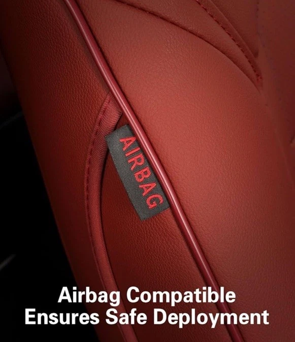 Custom fit Seat Covers For Toyota Camry SE,LE, Nightshade 2018-24 Burgundy EKR - Image 3 of 4